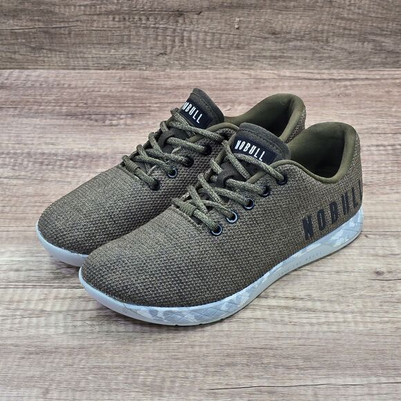 NOBULL SuperFabric Trainer Men's Size 8 Women's Size 9.5 Army Green Sneakers - Picture 9 of 9